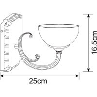 Товар: Настенный светильник Artelamp Windsor Белый Античная бронза арт-A3777AP-1AB - фото 4 Настенный светильник Artelamp Windsor Белый Античная бронза арт-A3777AP-1AB — фото 4, Бра
