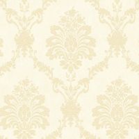 Обои Bernardo Bartalucci Carnazza 5053-1 Винил на флизелине (1,06*10) Белый/Бежевый, Дамаск — фото 1, Обои для стен