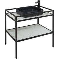 Товар: Консоль под раковину Allen Brau Liberty 90 1.33004.BB Черный браш - фото 8 Консоль под раковину Allen Brau Liberty 90 1.33004.BB Черный браш — фото 8, Консоли для раковины