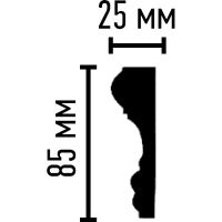 Товар: Молдинг гибкий Decomaster 97174FL 2400x85x25 мм - фото 3 Молдинг гибкий Decomaster 97174FL 2400x85x25 мм — фото 3, Молдинги