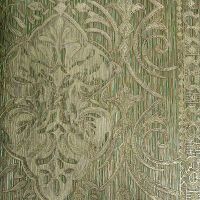 Обои Zambaiti Parati Trussardi V Винил на флизелине (0,7*10) Золото/Зеленый, Дамаск/Полоса арт-21829 — фото 1, Обои для стен
