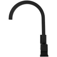 Смеситель для раковины Cezares Unika UNIKA-LSM1-A-NOP-W0 Черный матовый — фото 2, Смесители для раковины