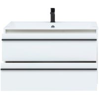 Товар: Тумба с раковиной Aquanet Lino 90 271949 подвесная Белая матовая - фото 5 Тумба с раковиной Aquanet Lino 90 271949 подвесная Белая матовая — фото 5, Мебель для ванной