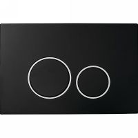 Клавиша смыва Boheme 662 Черная Хром — фото 1, Комплектующие для душевого оборудования