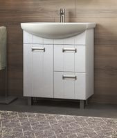 Тумба под раковину Vigo Diana 70 tn.DIA.BAL.70.1D.2Y Белая — фото 2, Мебель для ванной