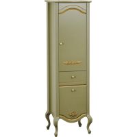 Шкаф пенал Migliore Impero 48 R 26067 Оливковый — фото 1, Пеналы для ванной комнаты