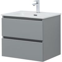 Тумба под раковину Aquanet Вега 60 329601 подвесная Мисти грин — фото 3, Тумбы под раковину