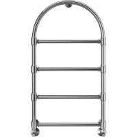 Водяной полотенцесушитель Terminus Версаль П4 500x930 4620768885044 Хром, нижнее подключение, G 1/2" ВР, с комплектом вентилей — фото 2, Водяные полотенцесушители