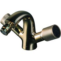 Смеситель для биде Boheme Royal Cristal 296-Royal/CRST black Золото — фото 1, Смесители