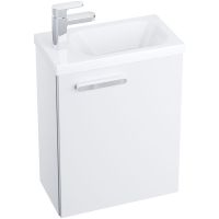 Тумба под раковину Ravak SD Chrome 40 X000000538 подвесная Белая глянцевая без дверцы — фото 1, Тумбы под раковину