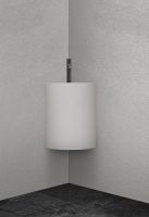 Товар: Раковина Abber Stein 42 AS2625 угловая Белая матовая - фото 5 Раковина Abber Stein 42 AS2625 угловая Белая матовая — фото 5, Раковины подвесные