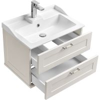 Тумба под раковину Aquaton Леон 65 1A187001LBPS0 подвесная Дуб Белый — фото 3, Мебель для ванной