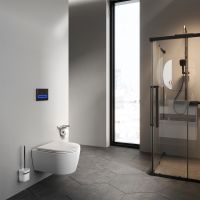 Унитаз AM.PM Func FlashClean C8F1700MWSC подвесной Белый матовый с сиденьем Микролифт — фото 13, Подвесные унитазы