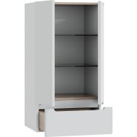 Подвесной шкаф СанТа Лондон 48 1 ящик Белый — фото 2, Шкафы для ванной