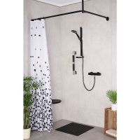 Карниз для ванны Ridder Wien 59511 Черный — фото 2, Карнизы для ванной