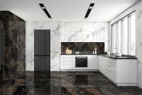 Керамогранит GlobalTile Calacatta Imperial GT Белый GT40806103MR 40x80 см — фото 14, Керамогранит