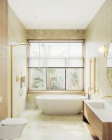 Товар: Душевая перегородка Maybah Glass MGD-689-3ш 890x1950 в широком профиле Золото стекло прозрачное - фото 3 Душевая перегородка Maybah Glass MGD-689-3ш 890x1950 в широком профиле Золото стекло прозрачное — фото 3, Душевые перегородки