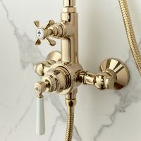 Товар: Душевая система Jacob Delafon Cleo 1889 E24311-BGG Золото глянцевое - фото 8 Душевая система Jacob Delafon Cleo 1889 E24311-BGG Золото глянцевое — фото 8, Душевое оборудование. Душевая программа