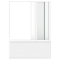 Товар: Шторка на ванну Bas Рио 105 ШТ00049 профиль Белый пластик прозрачный - фото 2 Шторка на ванну Bas Рио 105 ШТ00049 профиль Белый пластик прозрачный — фото 2, Неподвижные шторки для ванной