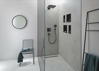 Смеситель для душа Hansgrohe ShowerSelect 15763670 с термостатом Черный матовый — фото 3, Смеситель для душа