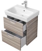 Товар: Тумба под раковину Aquaton Сильва 54 1A211801SIW60 Дуб фьорд - фото 4 Тумба под раковину Aquaton Сильва 54 1A211801SIW60 Дуб фьорд — фото 4, Мебель для ванной