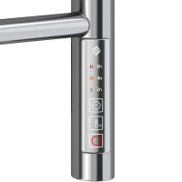 Электрический полотенцесушитель Terminus Виктория П6 400х650 4670078531186 Хром — фото 3, Электрические полотенцесушители