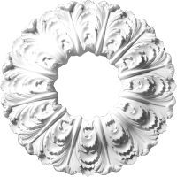 Розетка потолочная Перфект B3128 246x20x246 мм — фото 1, Розетки потолочные