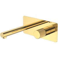 Смеситель для раковины Boheme Stick 125-GG.3 Золото — фото 1, Смесители