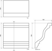 Карниз Европласт 1.50.273 2000x198x130 мм — фото 3, Карнизы