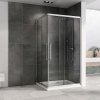 Товар: Душевой уголок Abber Schwarzer Diamant 120x80 AG02128H профиль Хром стекло прозрачное - фото 2 Душевой уголок Abber Schwarzer Diamant 120x80 AG02128H профиль Хром стекло прозрачное — фото 2, Прямоугольные душевые уголки