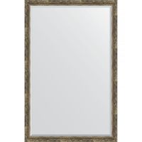 Зеркало Evoform Exclusive 173х113 BY 3616 с фацетом в багетной раме - Старое дерево с плетением 70 мм — фото 1, Мебель для ванной