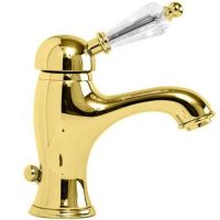 Смеситель для раковины Cezares Vintage VINTAGE-LSM1-03/24-Sw Золото 24 карат — фото 1, Смесители для раковины