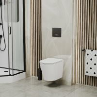 Клавиша смыва Grossman Classic 800.T1.04.210.210 Черная матовая — фото 4, Кнопки смыва