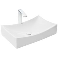 Раковина-чаша WeltWasser Elbach 1002 55 10000004586 Белый глянец — фото 1, Раковины накладные