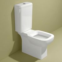 Товар: Унитаз компакт Flaminia Sprint SR116 Белый без бачка и сиденья - фото 2 Унитаз компакт Flaminia Sprint SR116 Белый без бачка и сиденья — фото 2, Унитазы