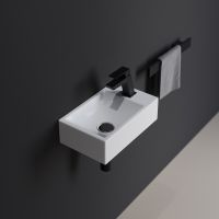 Раковина Berges Small 37 R 182010 Белая глянцевая — фото 3, Мини-раковины