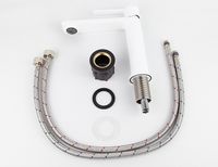 Товар: Смеситель для раковины Kaiser Serio 05311-4 Белый матовый - фото 5 Смеситель для раковины Kaiser Serio 05311-4 Белый матовый — фото 5, Смесители