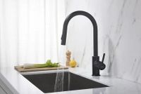 Смеситель для кухни Aquatek Европа Черный матовый арт-AQ1384MB — фото 5, Смесители для кухни