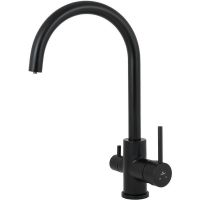 Смеситель для кухни Kaiser Merkur 26744-9 Черный матовый — фото 1, Смесители