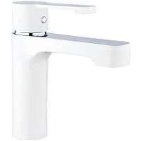 Смеситель для раковины Gappo G02-8 G1002-8 Белый Хром — фото 1, Смесители для раковины