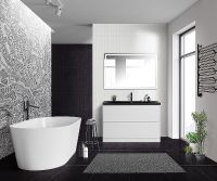 Тумба под раковину BelBagno 120 ALBANO-1200-2C-PIA-BL Bianco Lucido — фото 14, Тумбы под раковину