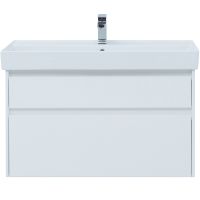 Товар: Тумба под раковину Aquanet Nova Lite 100 подвесная Белая арт-242581 - фото 1 Тумба под раковину Aquanet Nova Lite 100 подвесная Белая арт-242581 — фото 1, Тумбы под раковину