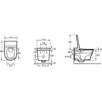 Товар: Комплект унитаза биде с инсталляцией Jacob Delafon Seine E34360-00 с сиденьем Микролифт и Белой глянцевой клавишей смыва - фото 42 Комплект унитаза биде с инсталляцией Jacob Delafon Seine E34360-00 с сиденьем Микролифт и Белой глянцевой клавишей смыва — фото 42, Умные унитазы