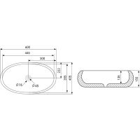Товар: Раковина-чаша Abber Bequem 60 AC2102MB Черная матовая - фото 5 Раковина-чаша Abber Bequem 60 AC2102MB Черная матовая — фото 5, Раковины накладные