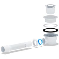 Сифон для душевого поддона Aquanet АниПласт E325BK 259367 Белый — фото 2, Сифоны для поддонов