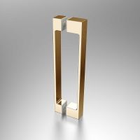 Душевая дверь Vincea Alpha 80 VDP-3AL800CLG профиль Брашированное золото стекло прозрачное — фото 6, Душевые двери в нишу