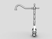 Смеситель для кухни GPD Retro MTE180 Хром — фото 4, Смесители