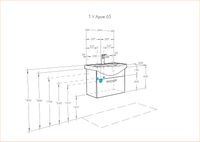 Товар: Тумба под раковину Aquaton Ария 65 1A134001AA010 подвесная Белая - фото 7 Тумба под раковину Aquaton Ария 65 1A134001AA010 подвесная Белая — фото 7, Мебель для ванной