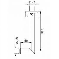 Товар: Кронштейн для верхнего душа Aquanet Square AF210-31S-S 245267 Сатин - фото 2 Кронштейн для верхнего душа Aquanet Square AF210-31S-S 245267 Сатин — фото 2, Кронштейны для верхнего душа