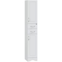 Шкаф пенал СанТа Верона 30 Белый — фото 1, Пеналы для ванной комнаты